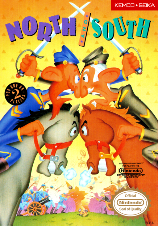 North and South (USA) box art
